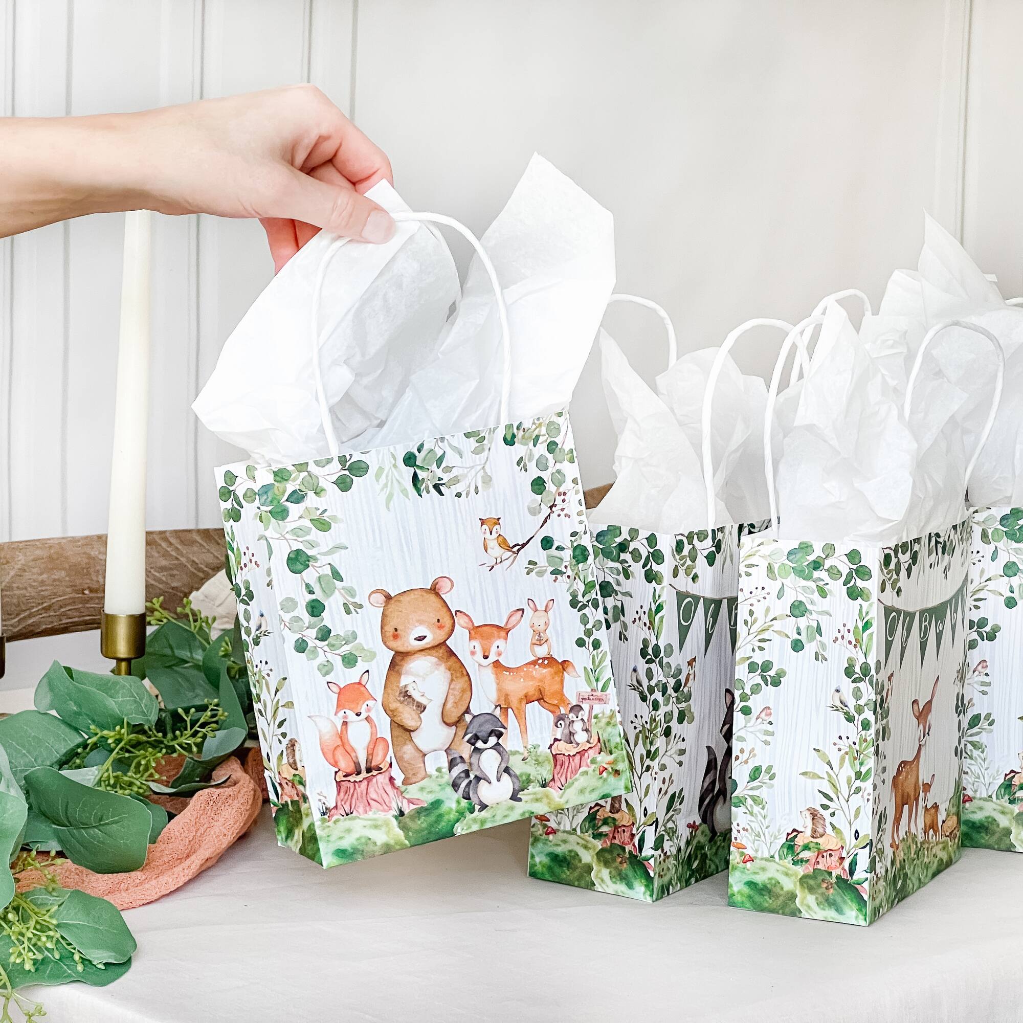 Kate Aspen® Woodland Baby Shower Gift Bag Set